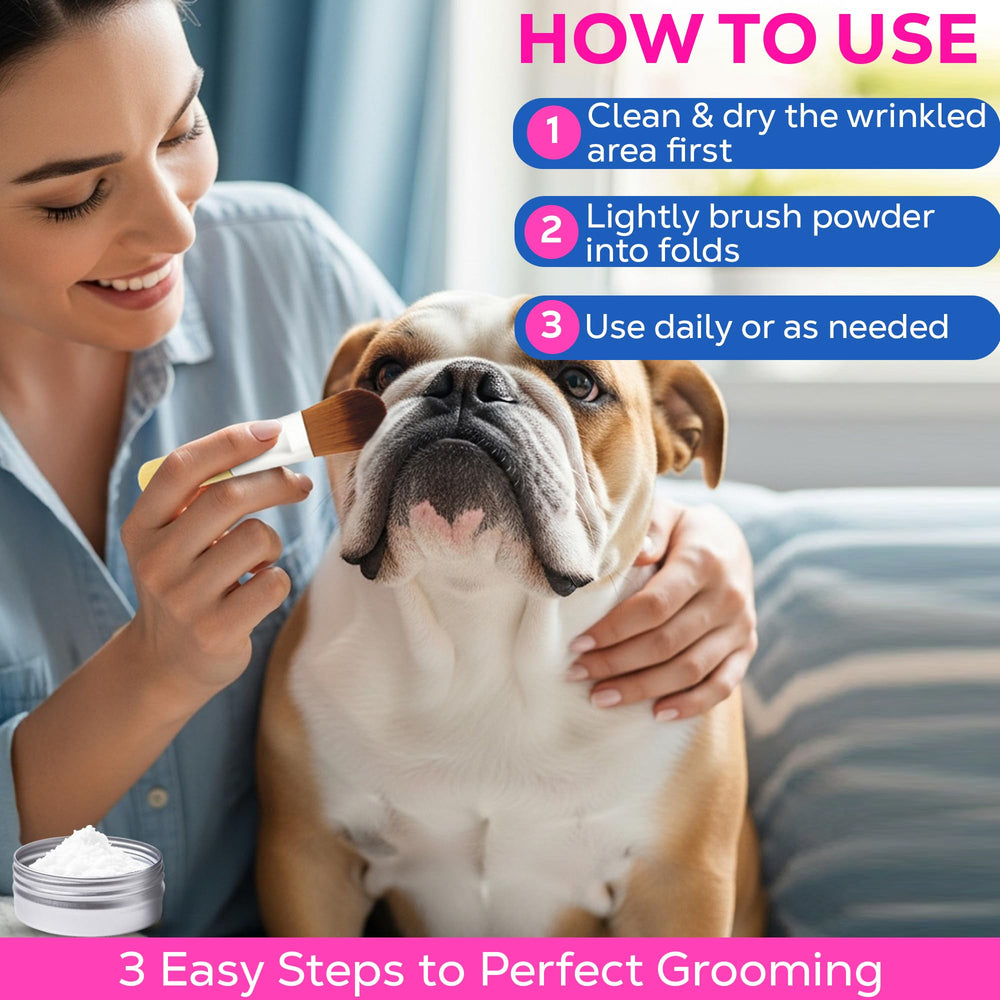 Compact 50 g tin fits in a bag for after-walk care.