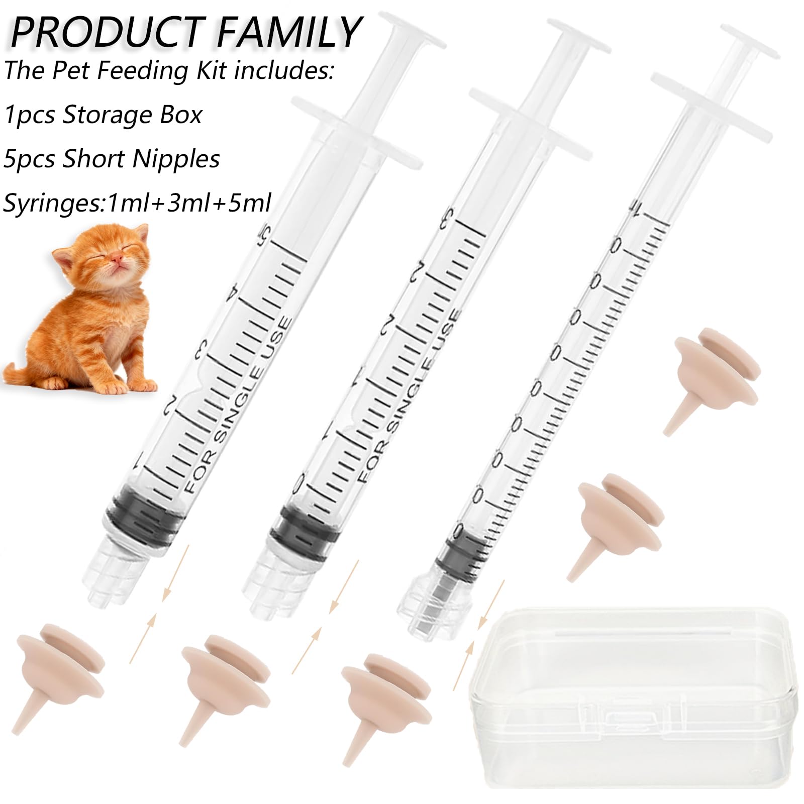 YIBIKEHO silicone nipples set with soft texture for comfortable feeding