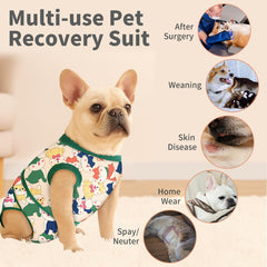YibooAura recovery suit with bandana attached as a daily accessory and drool catcher