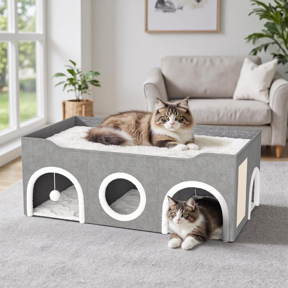 YIDAXIS Extra-wide 35x19x13 inches creates spacious multi-pet habitat.
