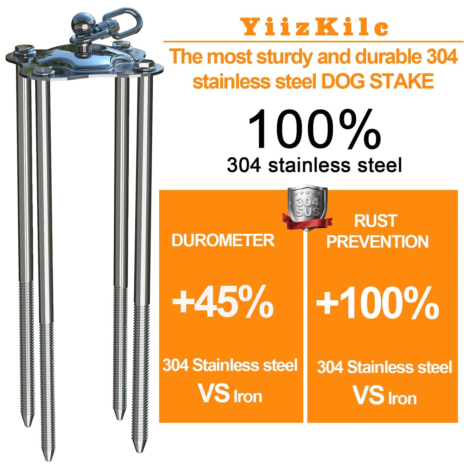 YiizKilc 30ft dog runner leash offering ample roaming space in the yard