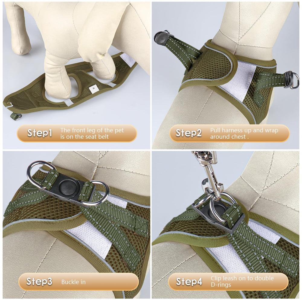 YIMEIS dog leash army green extended length highlights safety and easy control at night
