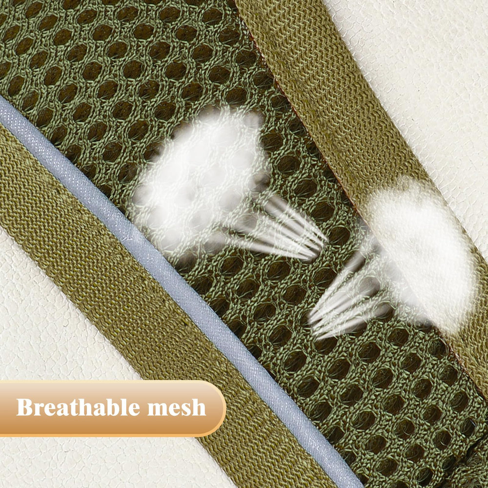 YIMEIS harness-leash set army green complete kit ideal for everyday adventures