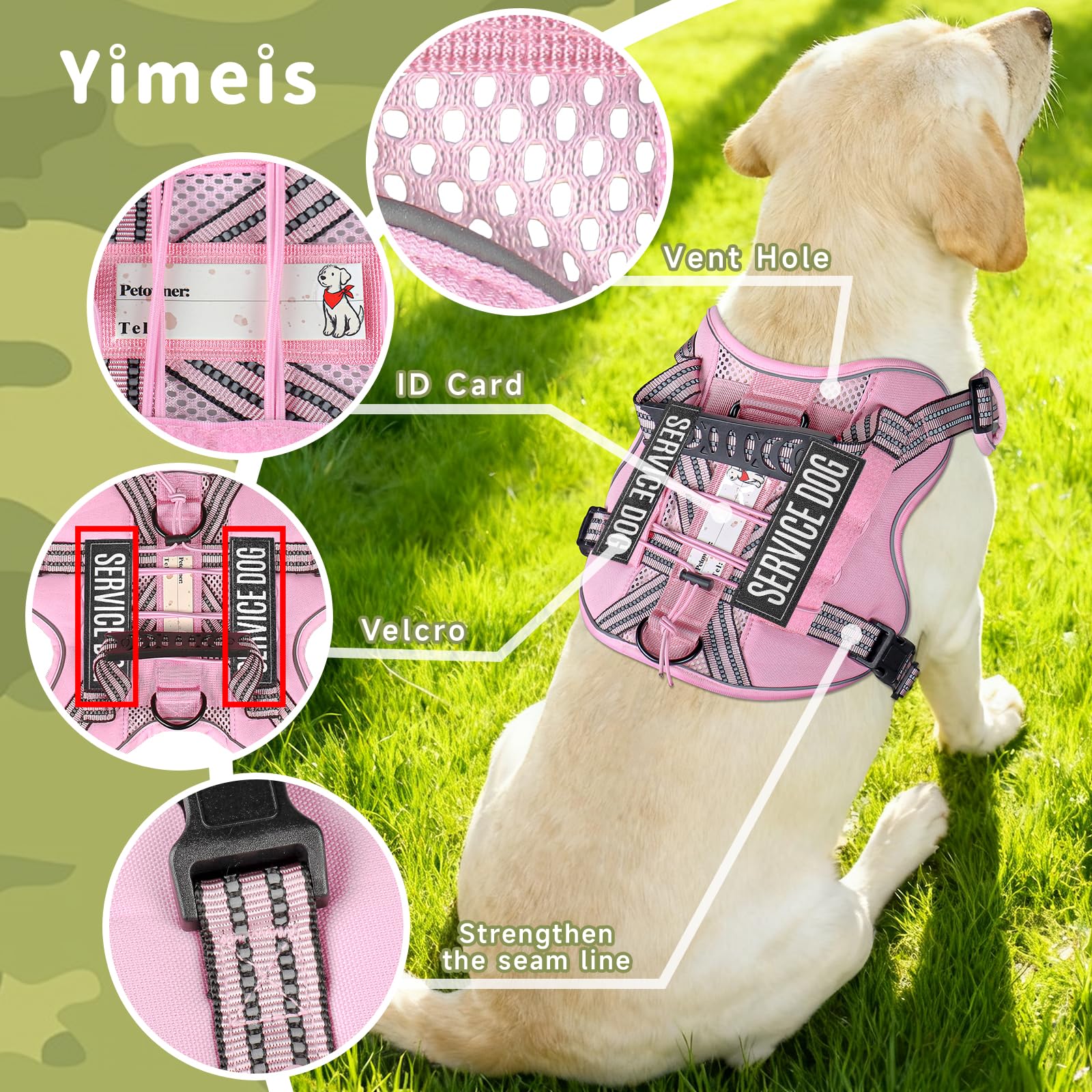 12pcs reflective patches kit for added visibility.