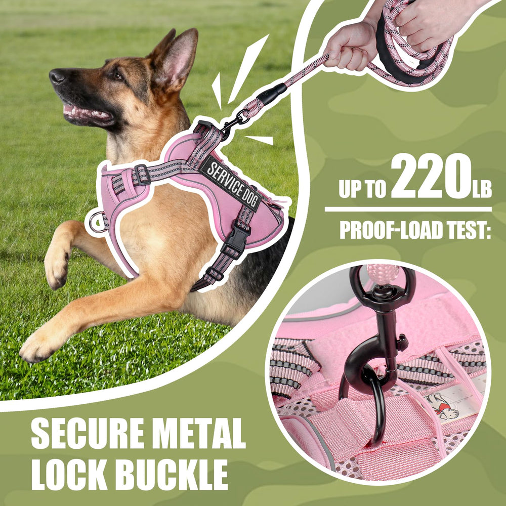Close-up of Yimeis tactical harness showing secure fit.