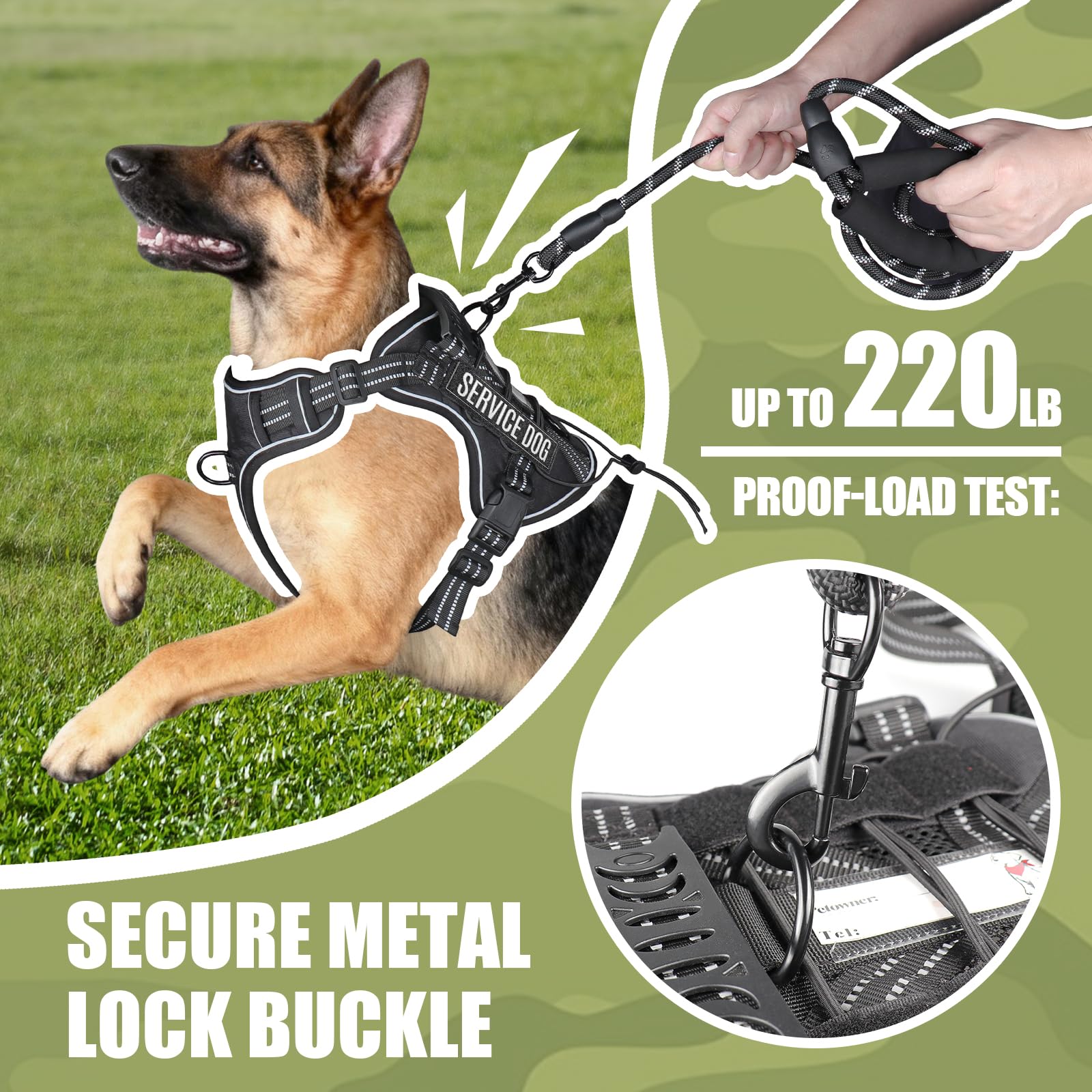 Yimeis tactical vest side view showing MOLLE compatibility