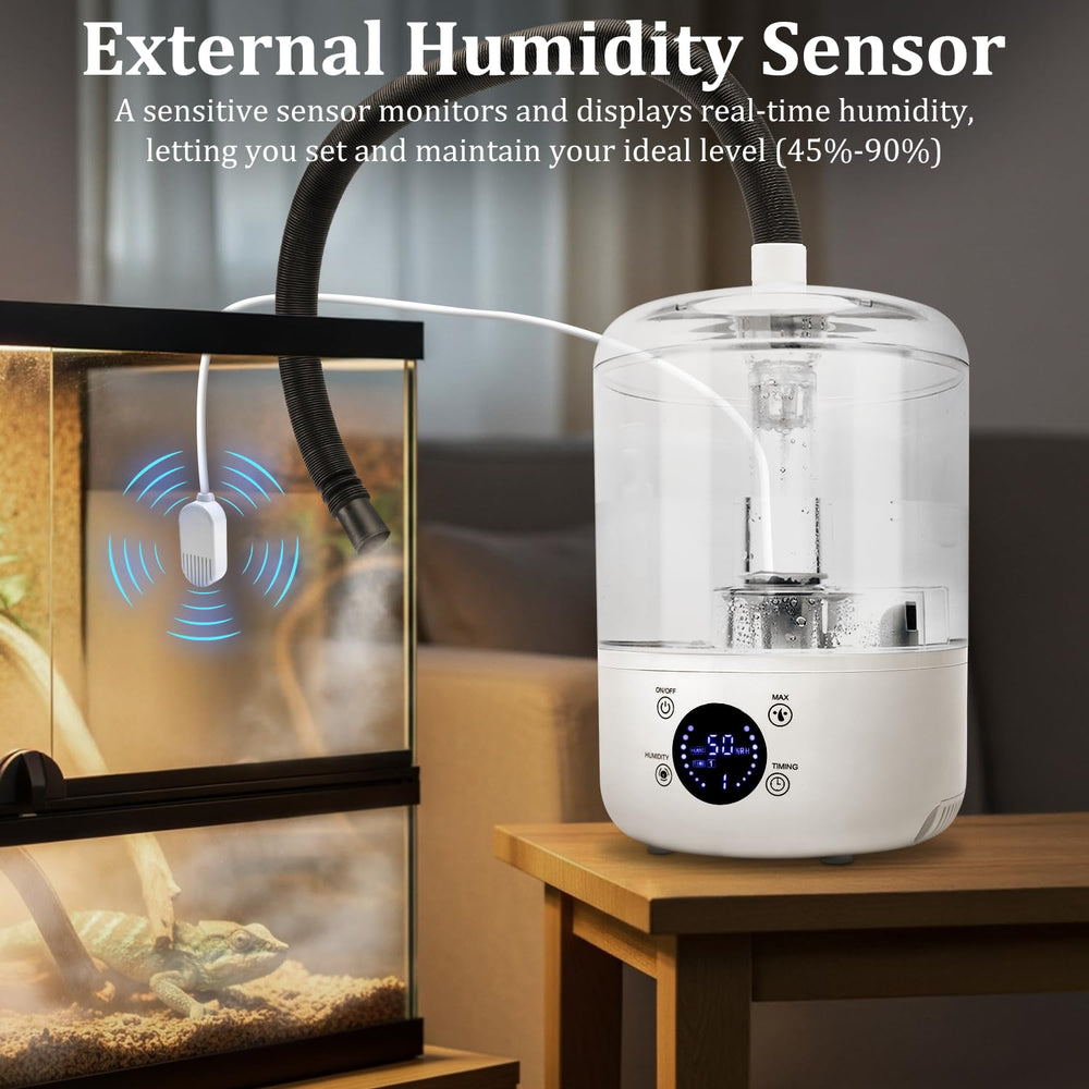 YINDUZ extension tubes and suction cups adapt to terrarium sizes securely