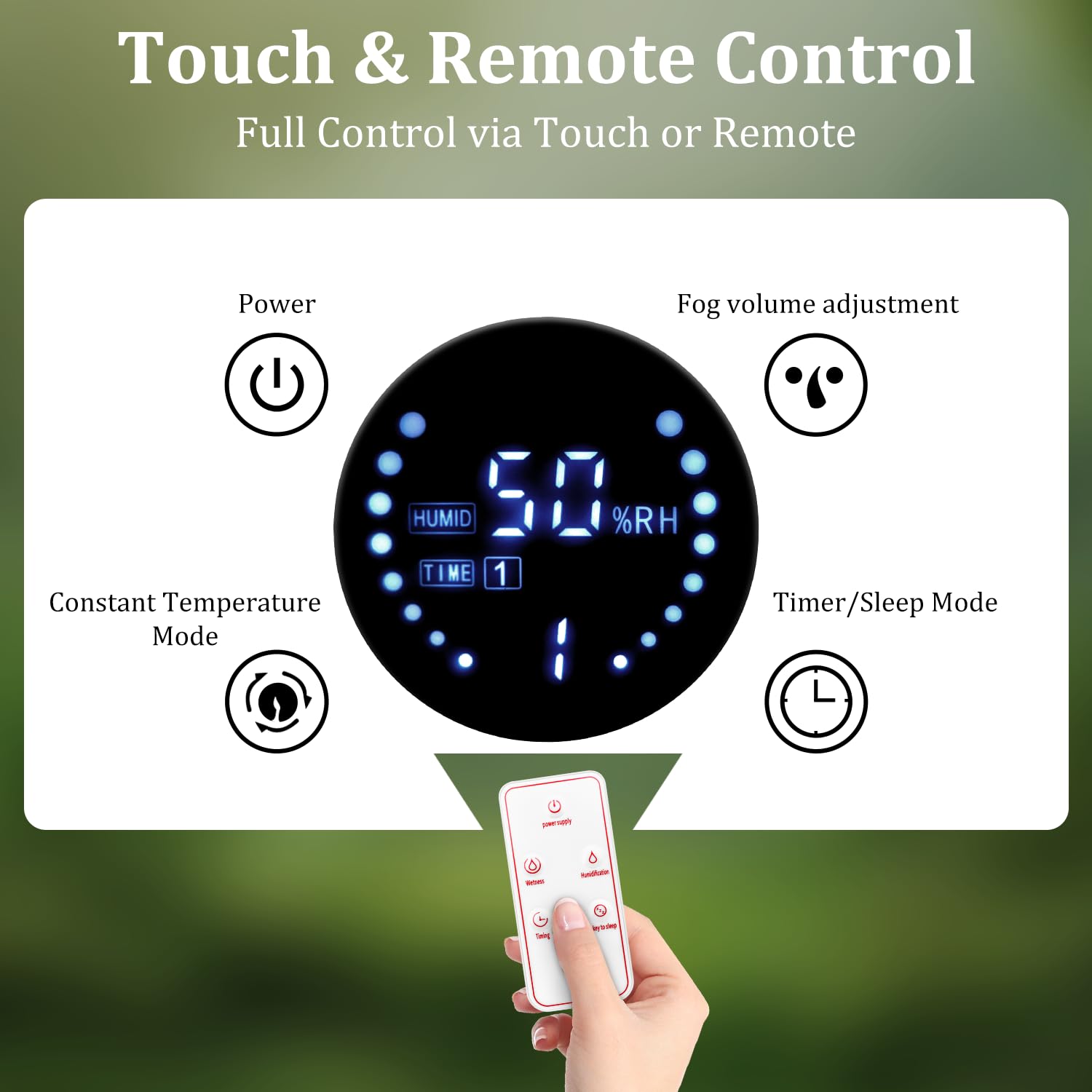 YINDUZ external humidity sensor aids auto humidity control in terrariums