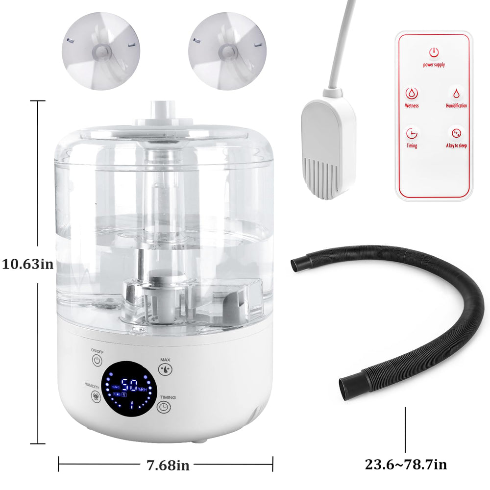 YINDUZ timer function enables precise misting intervals for routine terrarium care