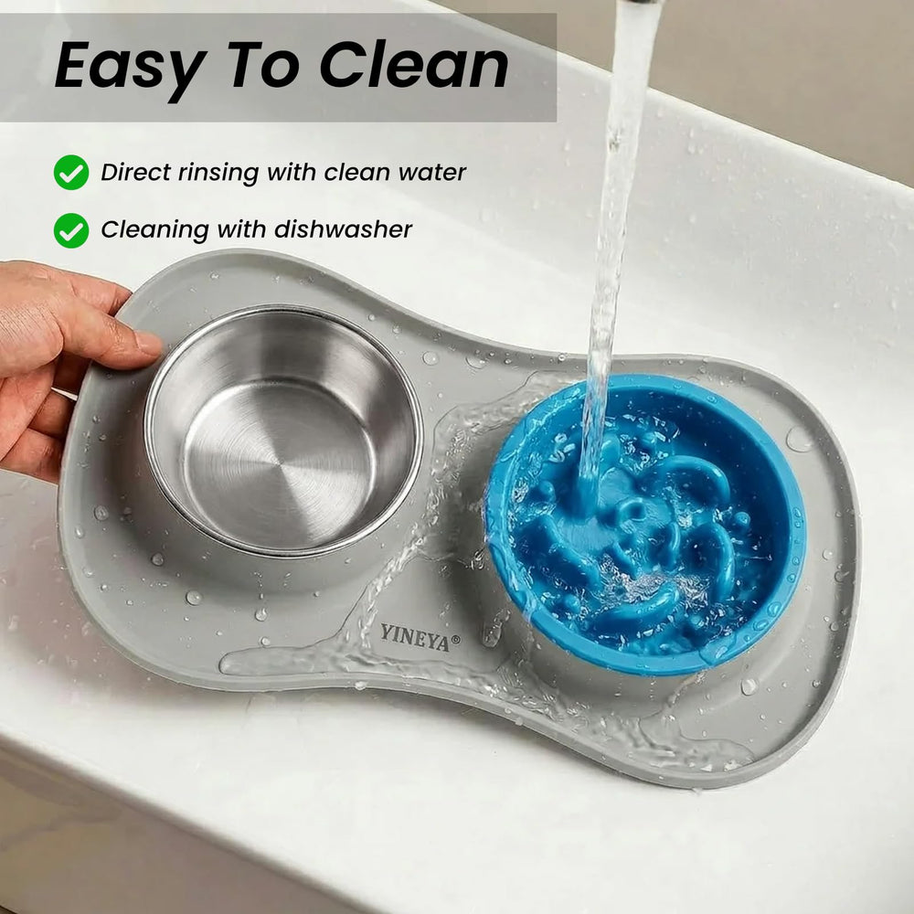 YINEYA dishwasher-safe bowls for easy cleaning after feedings