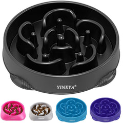 YINEYA maze dog bowl large breed showing slow eating design for calmer meals
