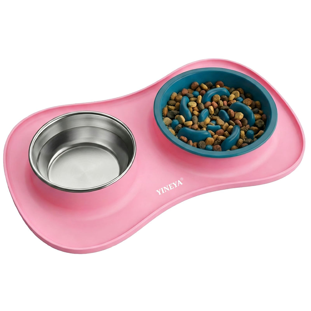 YINEYA slow feeder bowl for dogs slows meals and promotes mindful eating.