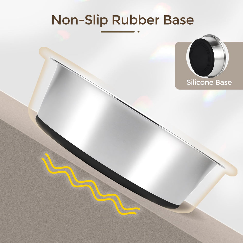 YINGFAN 7-cup dog bowl ideal for larger meals.