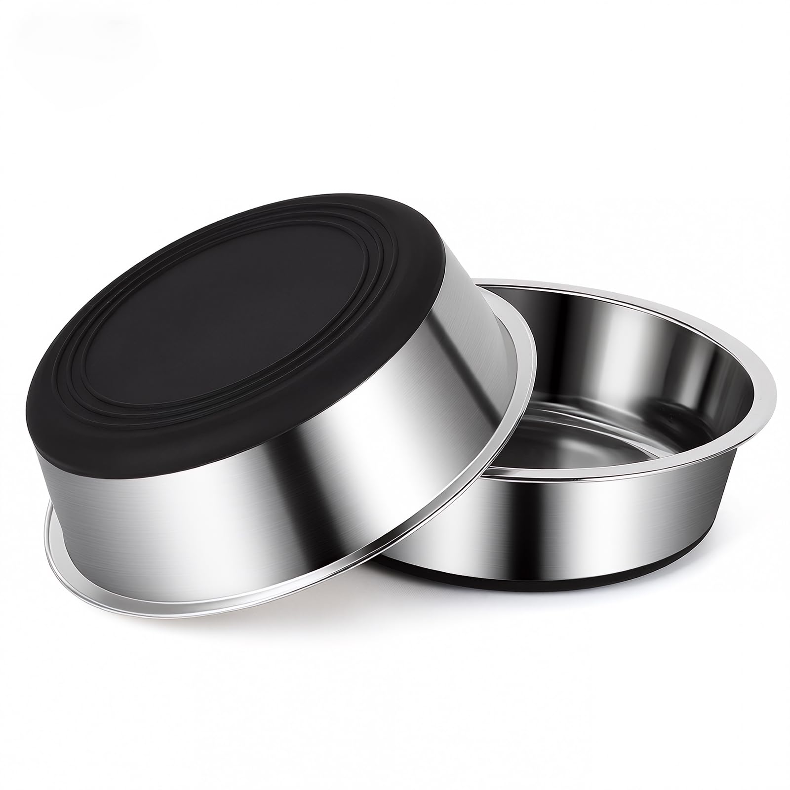 YINGFAN stainless steel dog bowls with a durable base for steady feeding.
