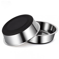 YINGFAN stainless steel dog bowls with a durable base for steady feeding.