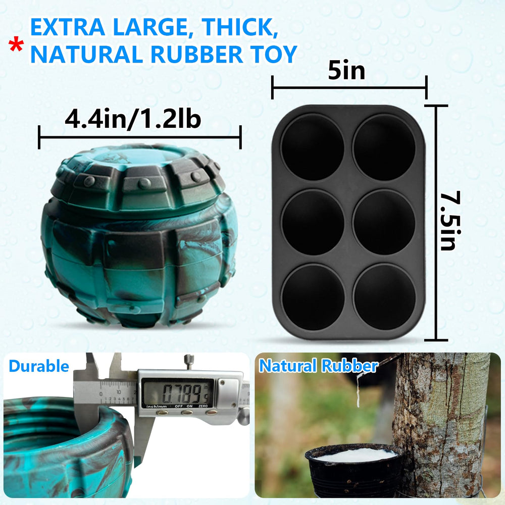 Yipetor frozen treat dispensing dog toy dishwasher-safe for easy cleaning.