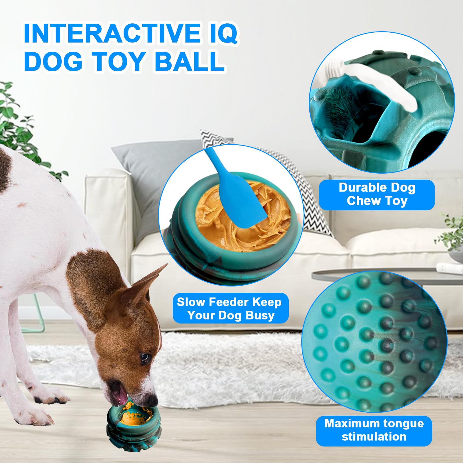 Yipetor interactive IQ ball rewards thoughtful ball-rolling to release food