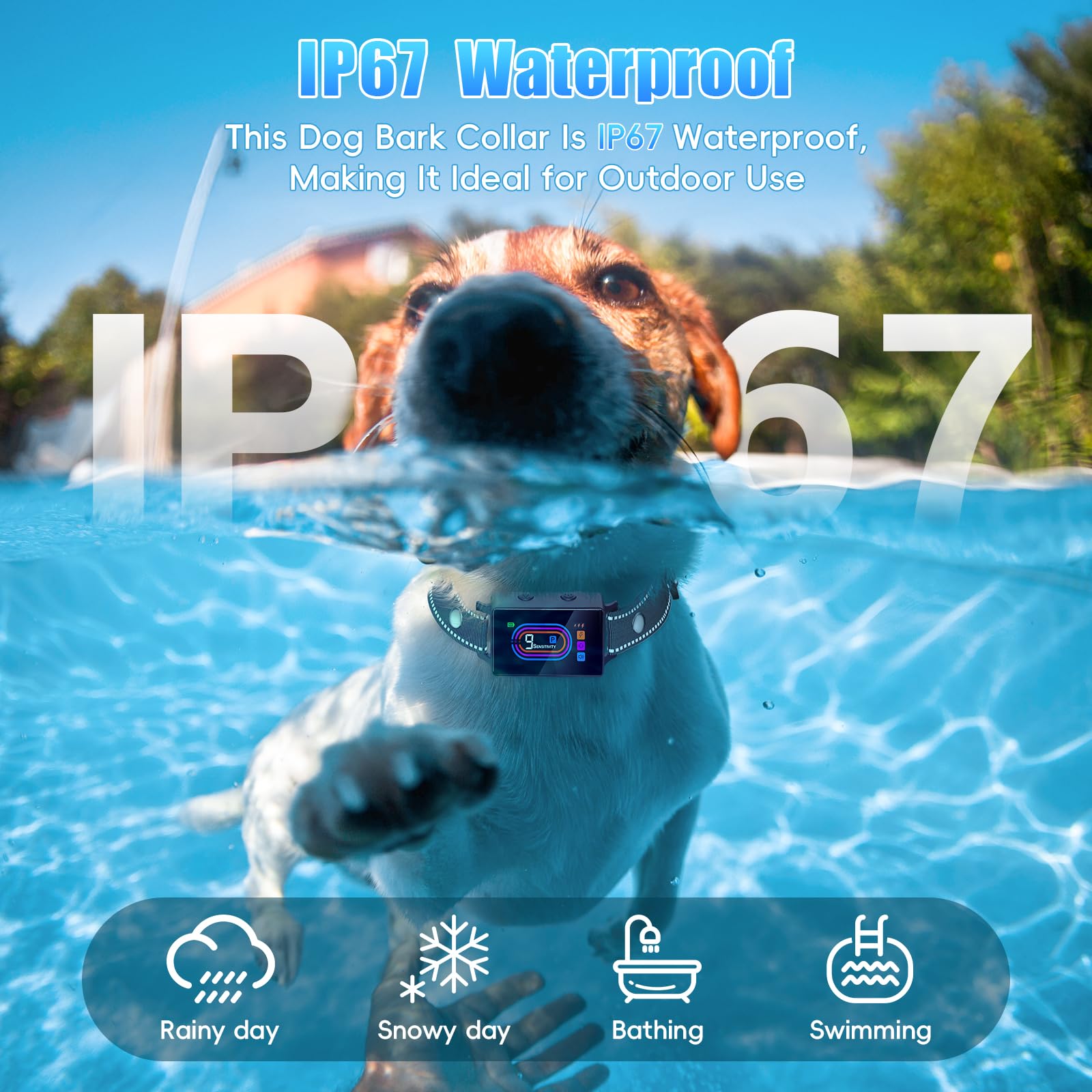 Yipilu smart bark recognition sensor prevents false triggers