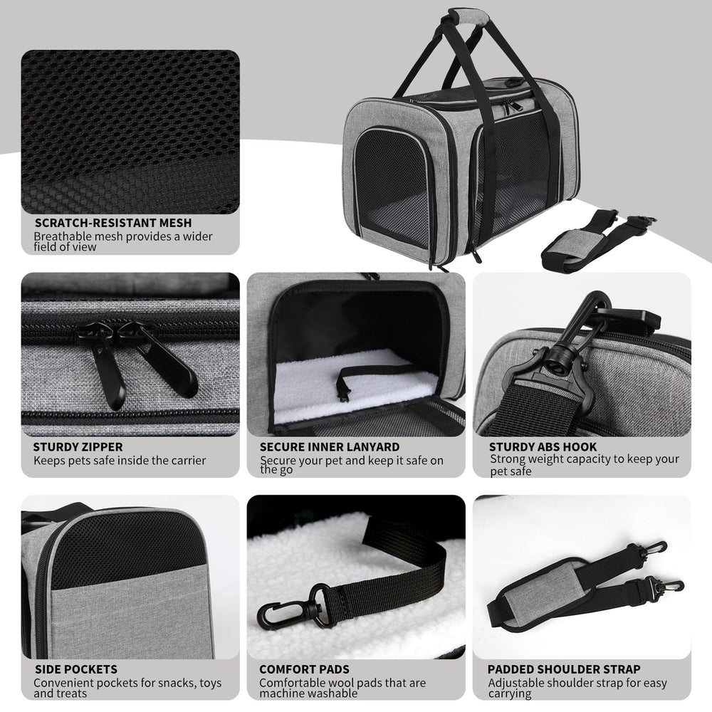 Yipincover carrier with removable base for a cozy resting surface