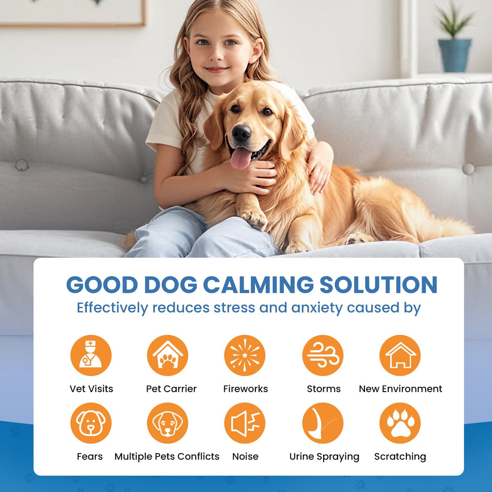 Yirr dog calming diffuser in-use scene supports relaxed behavior