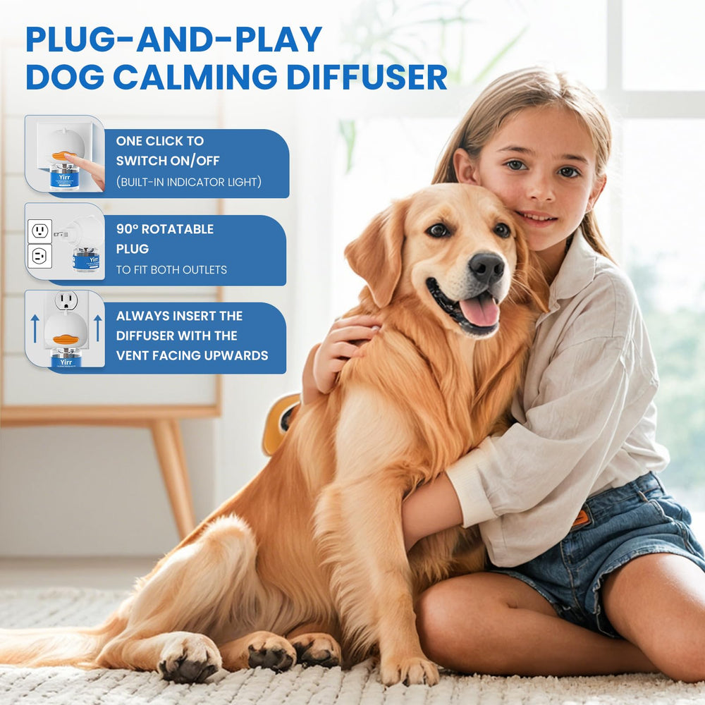 Yirr dog calming diffuser is odorless and non-toxic for safety