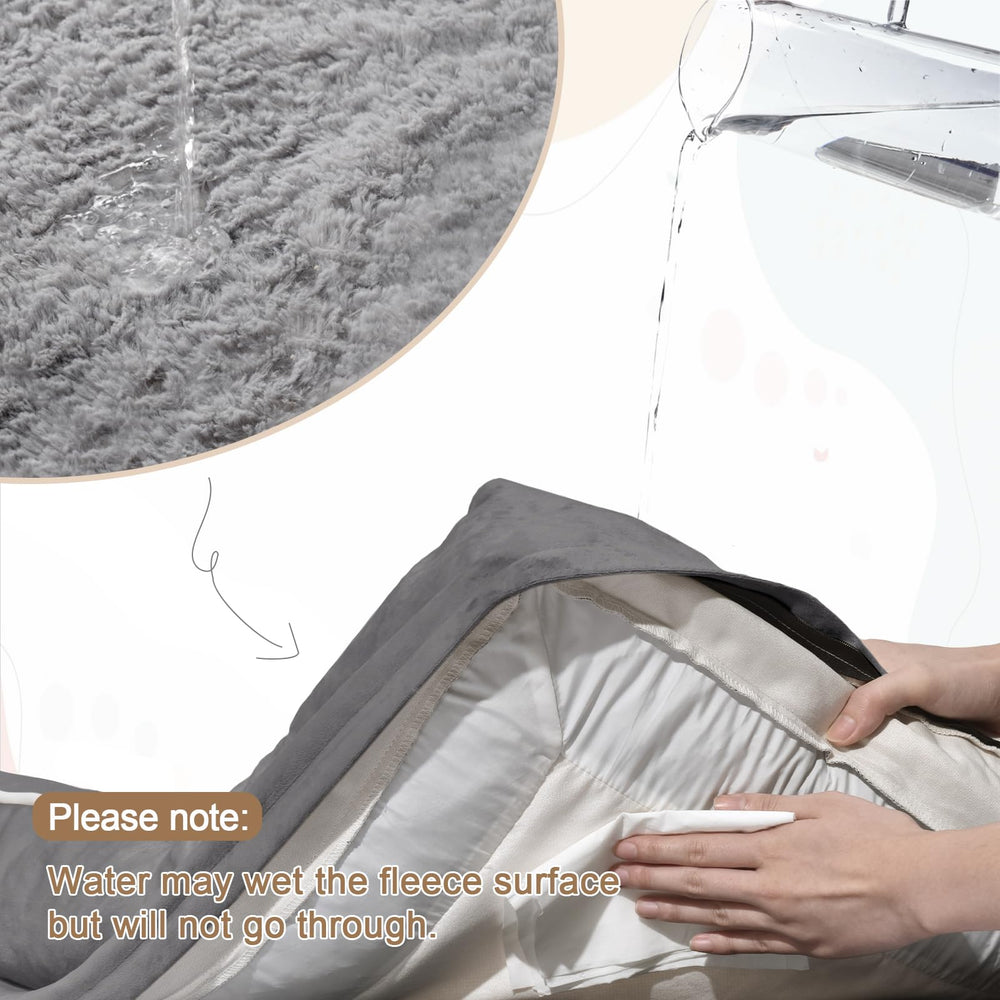 Yiruka XL dog bed waterproof inner liner protects foam and cushions spills