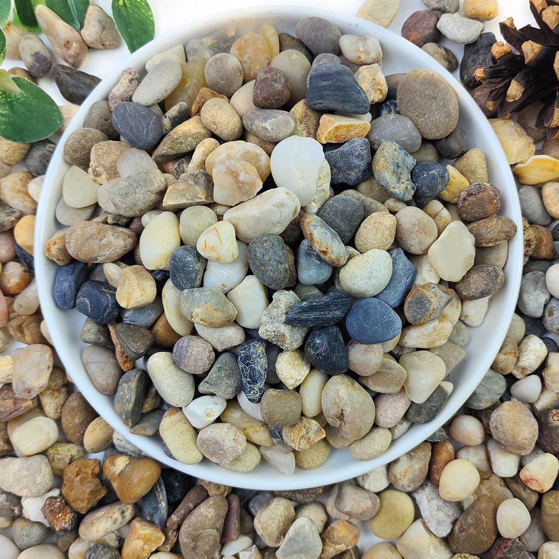 YISZM natural river rocks for plants improve drainage and aesthetics