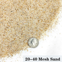 YISZM beige sand in a tank highlights a calm seabed look