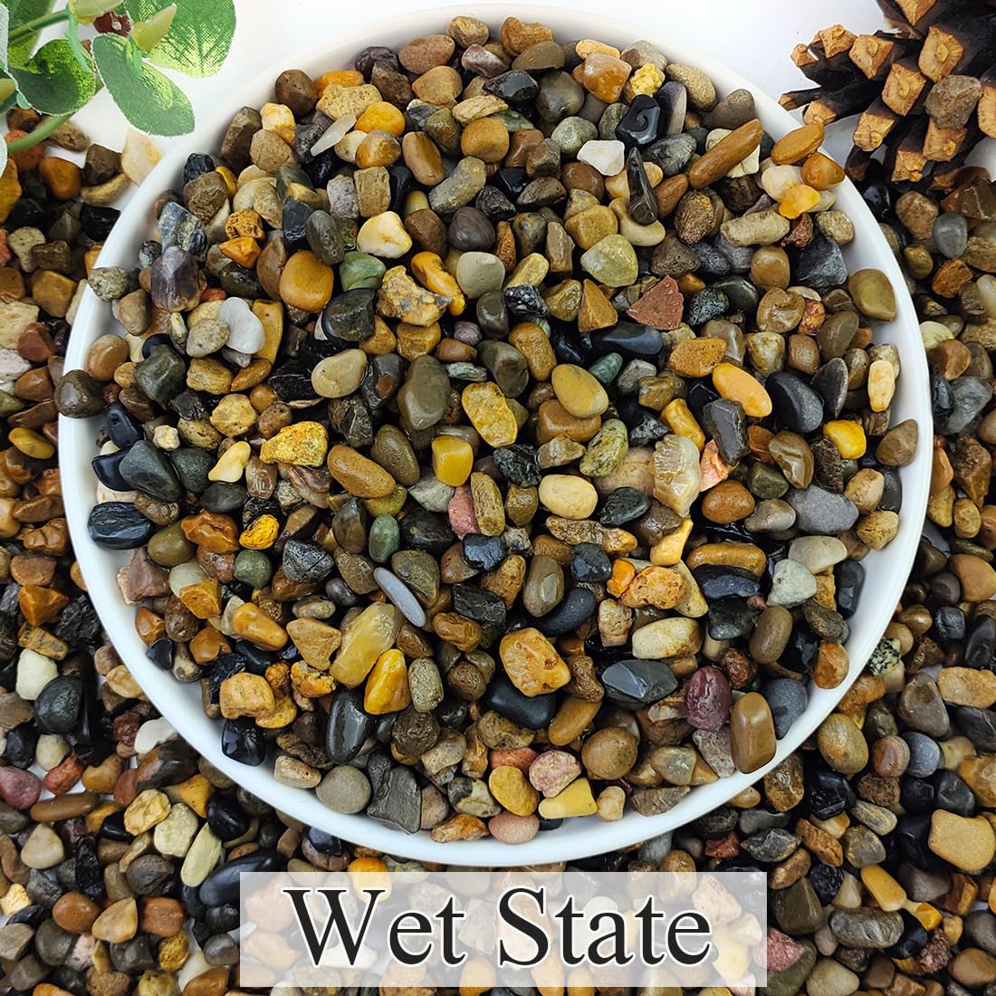 YISZM river rocks 1-4 inch for plants improve drainage and plant health.