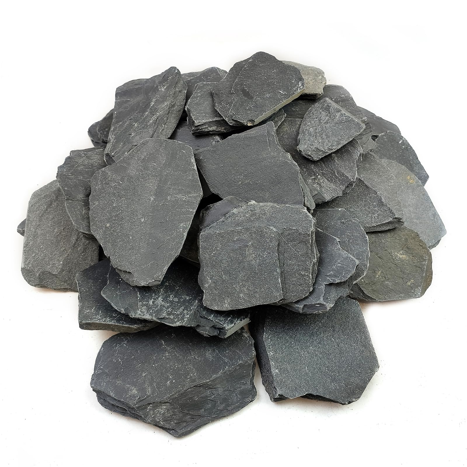 YISZM slate rock for aquarium 3-5 inch adds natural texture for fish and decor