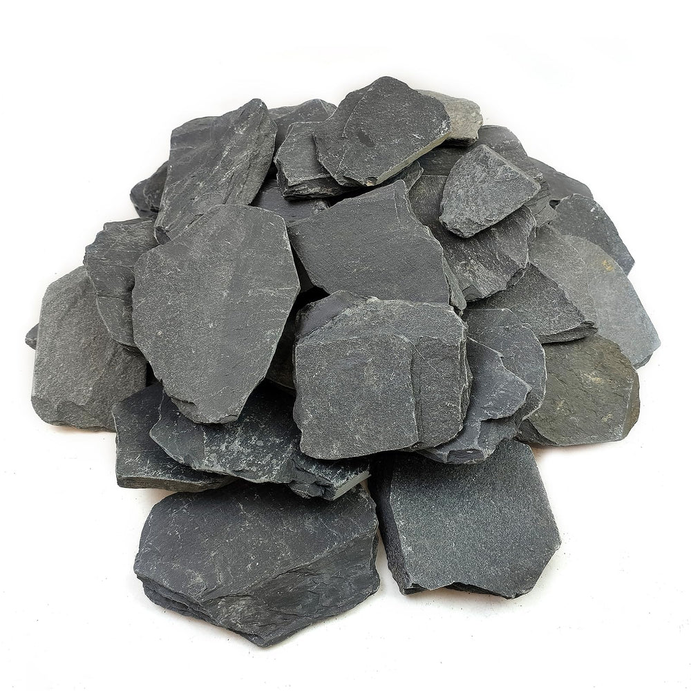 YISZM slate rock for aquarium 3-5 inch adds natural texture for fish and decor