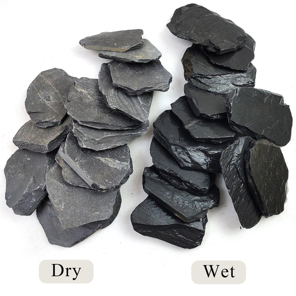 YISZM slate rock aquascape mountains and cliffs enhance layout