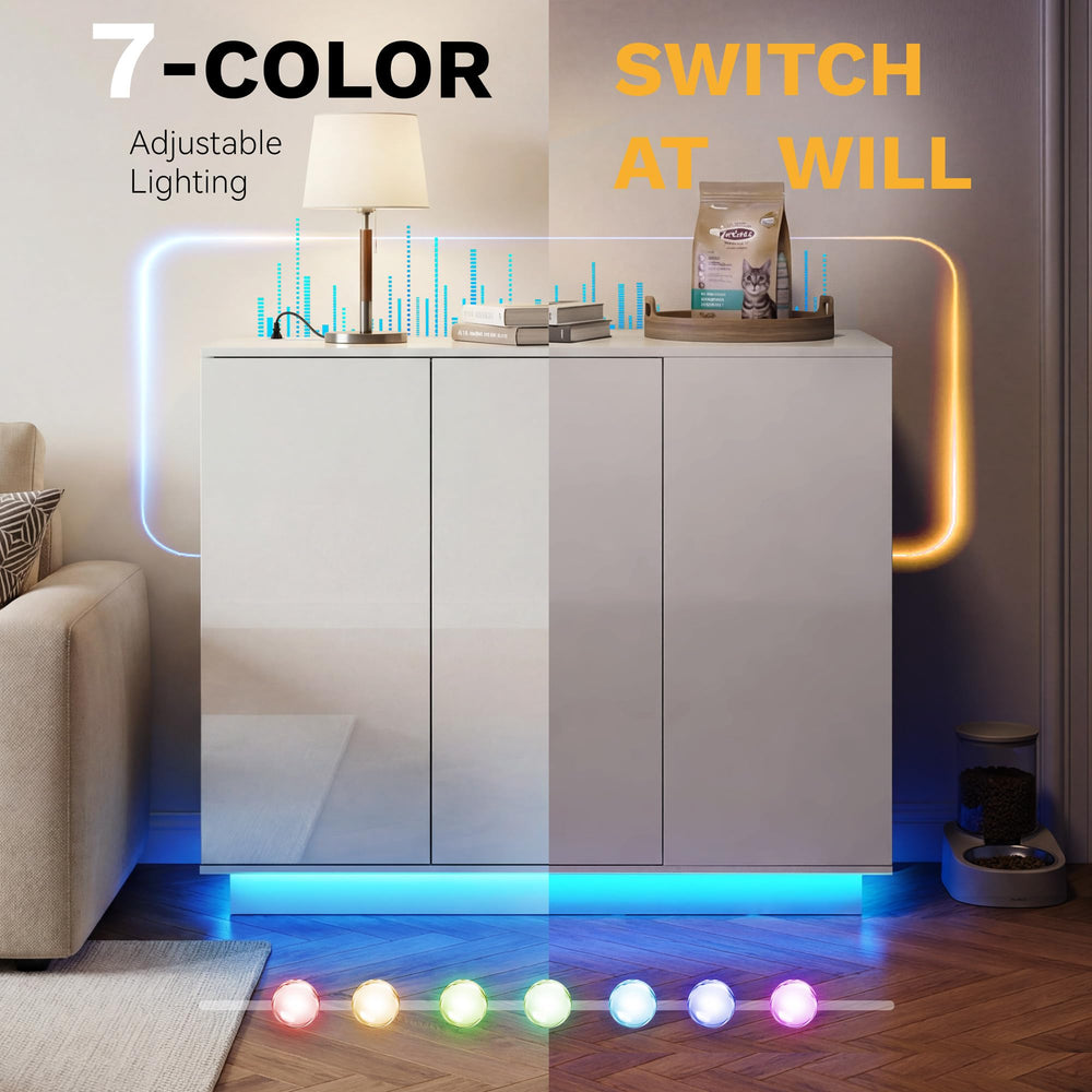 YITAHOME built-in outlets and USB ports for pet gear