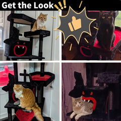 YITAHOME Gothic Cat Tree demon condo invites exploration and retreat