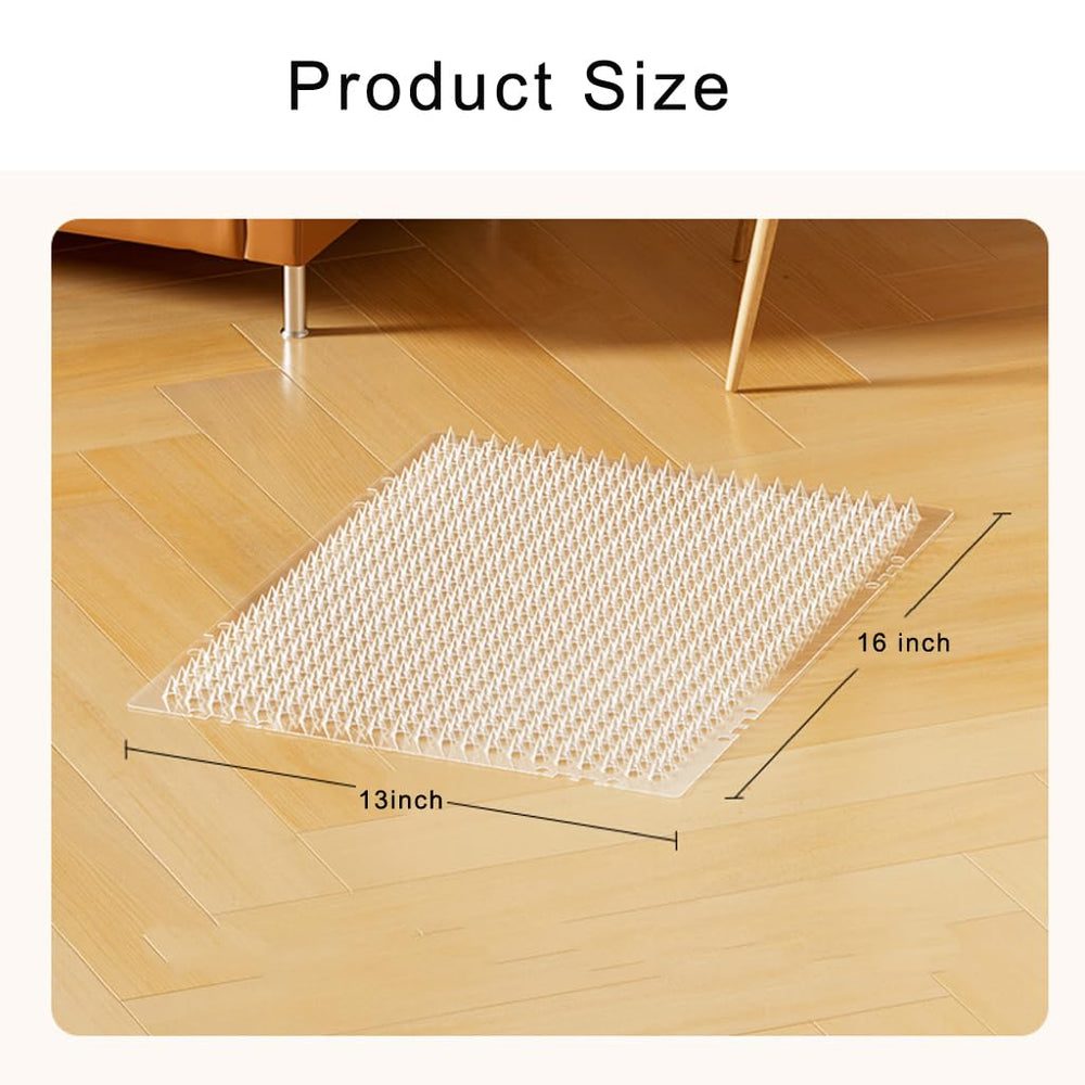 YITESHI mat close-up shows 456 spikes to deter cats.