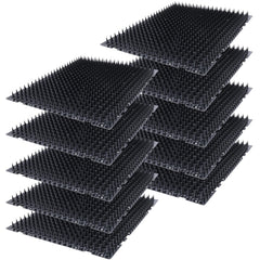YITESHI scat mat is cuttable to fit curved edges around sofas.