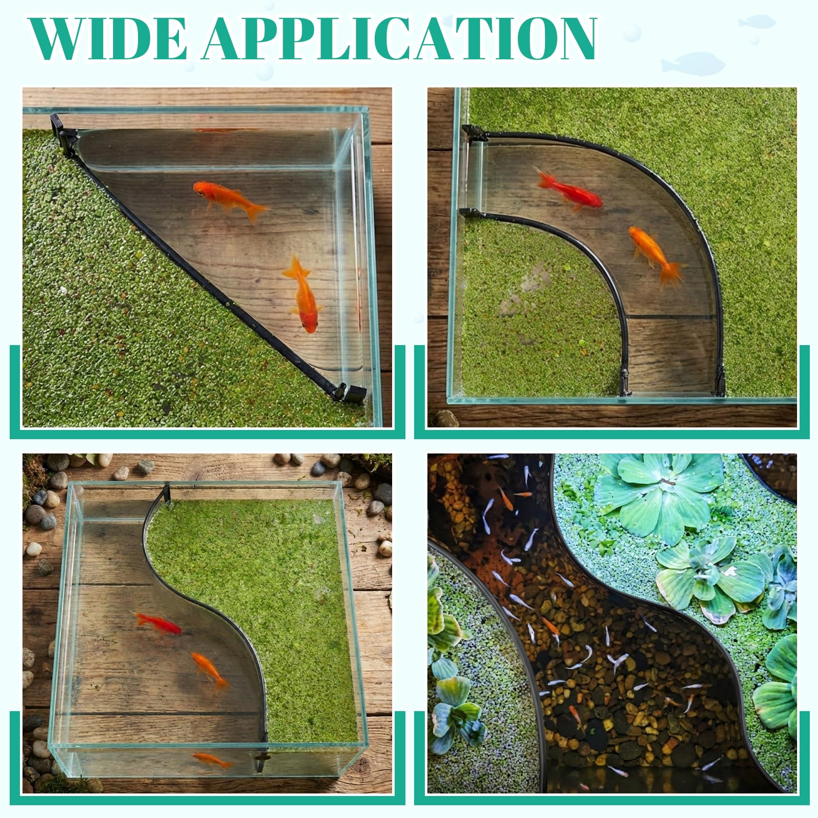 Yiyiring floating barrier adapts to water level for stable plant containment.