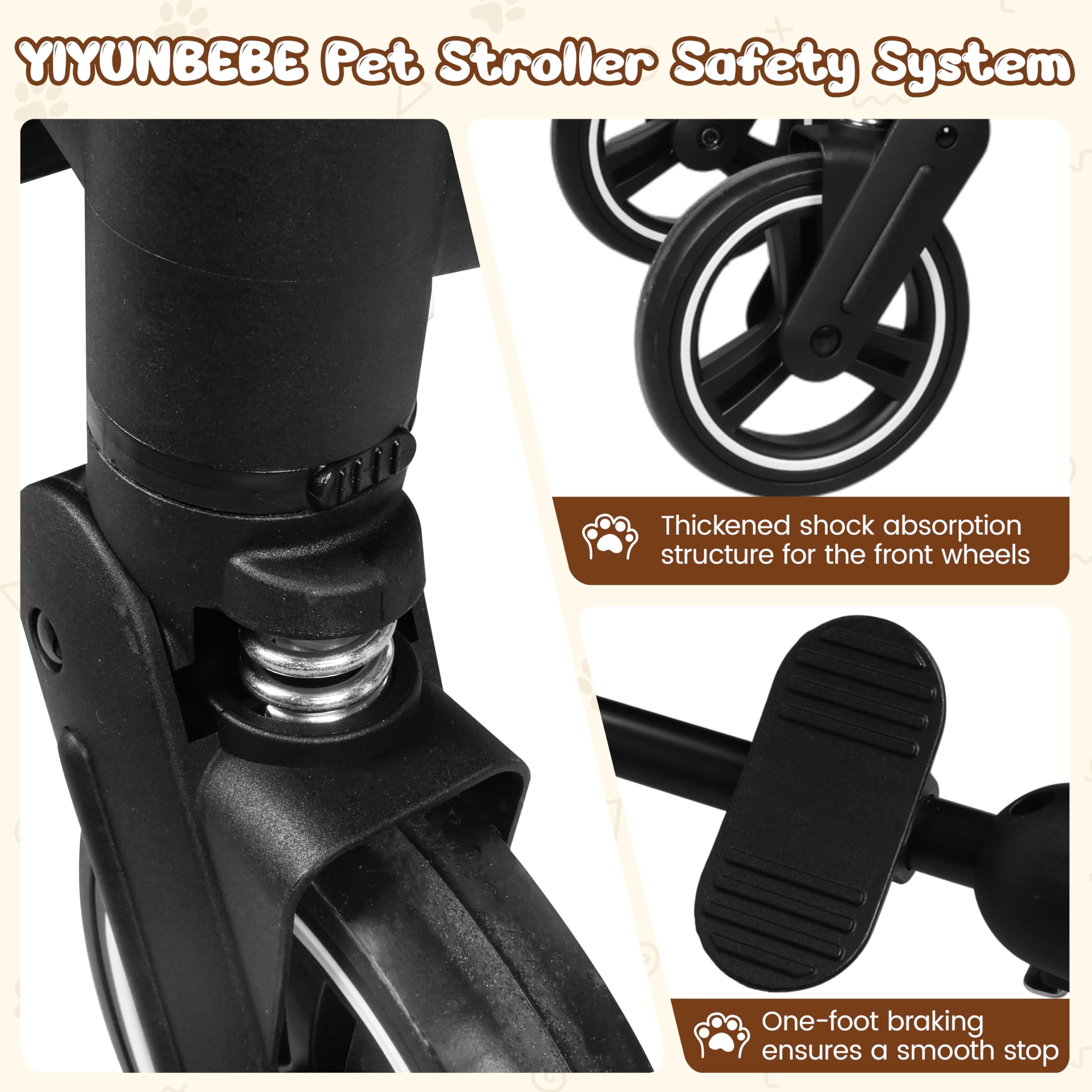 YIYUNBEBE detachable carriers for flexible modes
