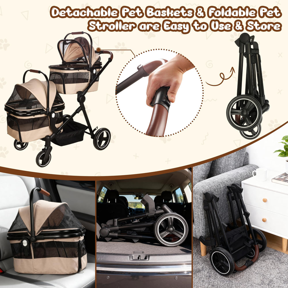 YIYUNBEBE large storage basket keeps essentials within reach
