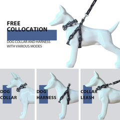 Yizepet complete walk set includes harness and leash for a coordinated look.