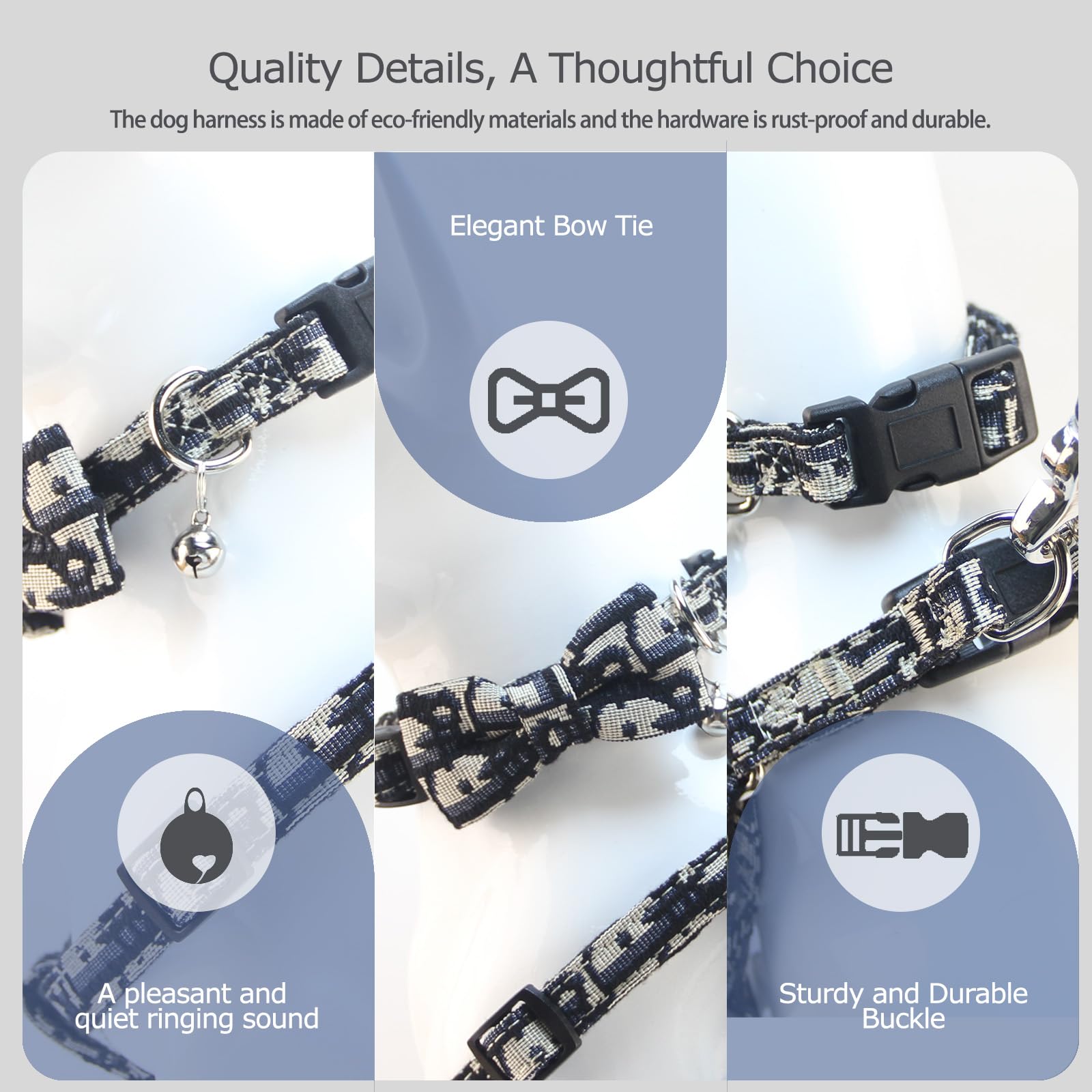 Yizepet strong hook ensures durable leash connections during walks and runs.