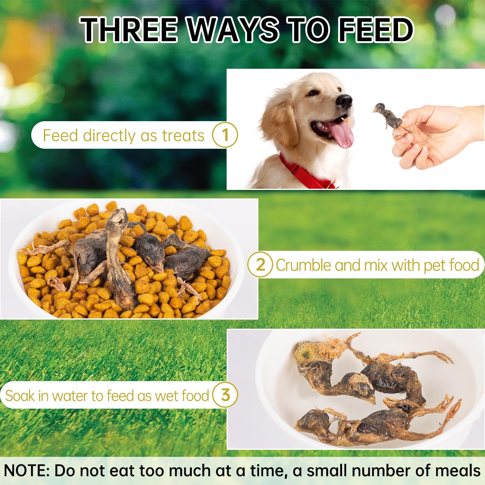 Yizeril grain-free quail treats, ideal for grain-sensitive pets.