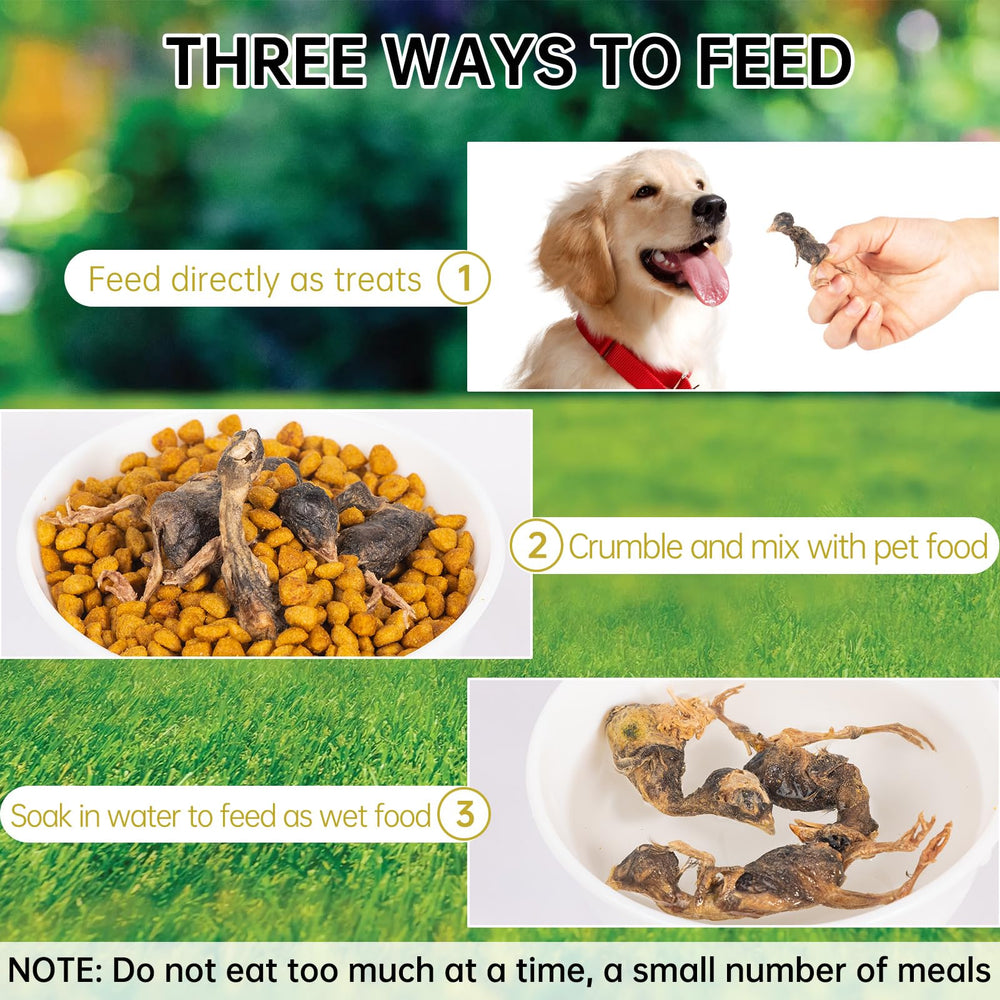 Yizeril grain-free quail treats, ideal for grain-sensitive pets.