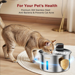 YIZFERN 3.2L capacity detail shows large water supply for multiple pets