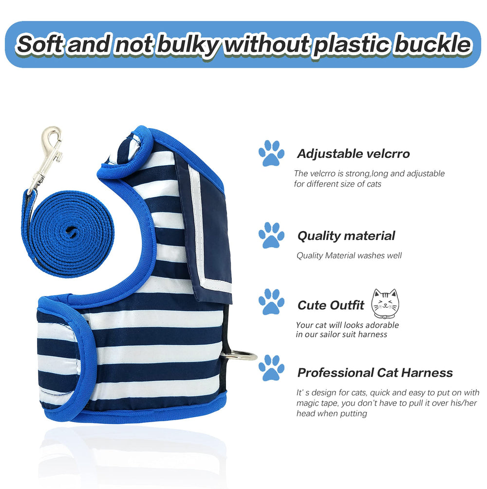 Yizhi Miaow padded walking vest offers comfortable, skin-friendly padding.