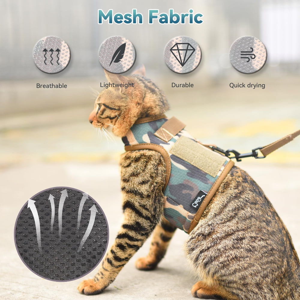 YIZHI MIAOW soft padding protects delicate skin during walks.