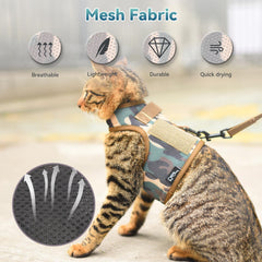 YIZHI MIAOW soft padding protects delicate skin during walks.