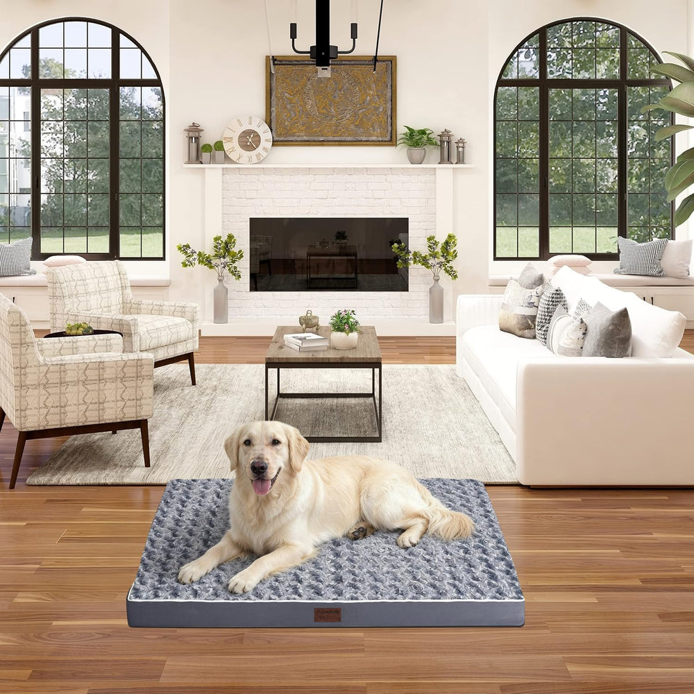 YIZHUOPET dog bed with non-slip bottom keeping it steady