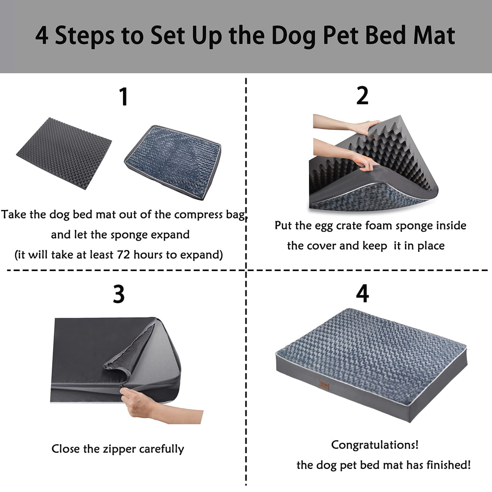 YIZHUOPET XXL bed mat available in multiple sizes for big breeds