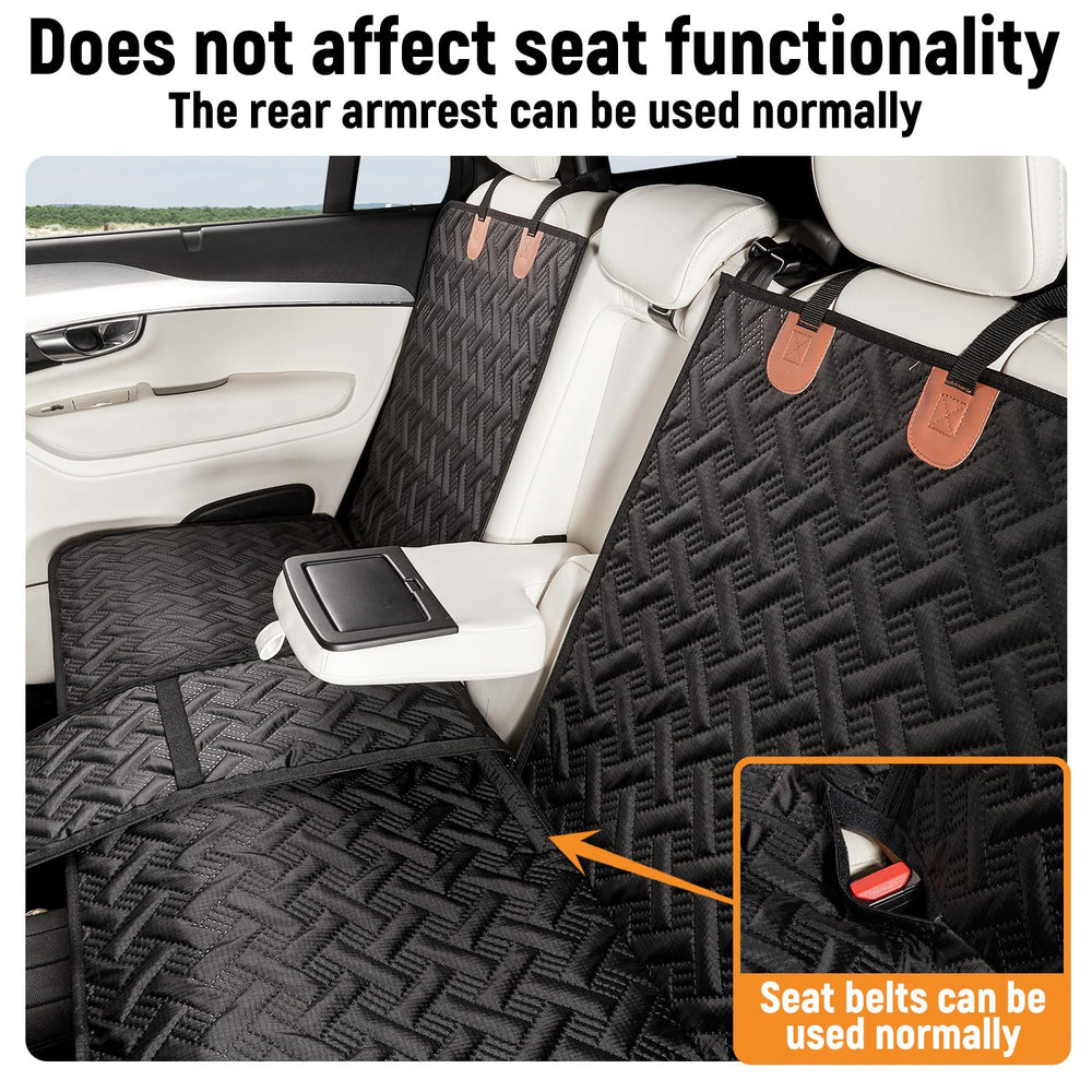 YJGF dog seat cover scratch-resistant material endures pet claws and daily use
